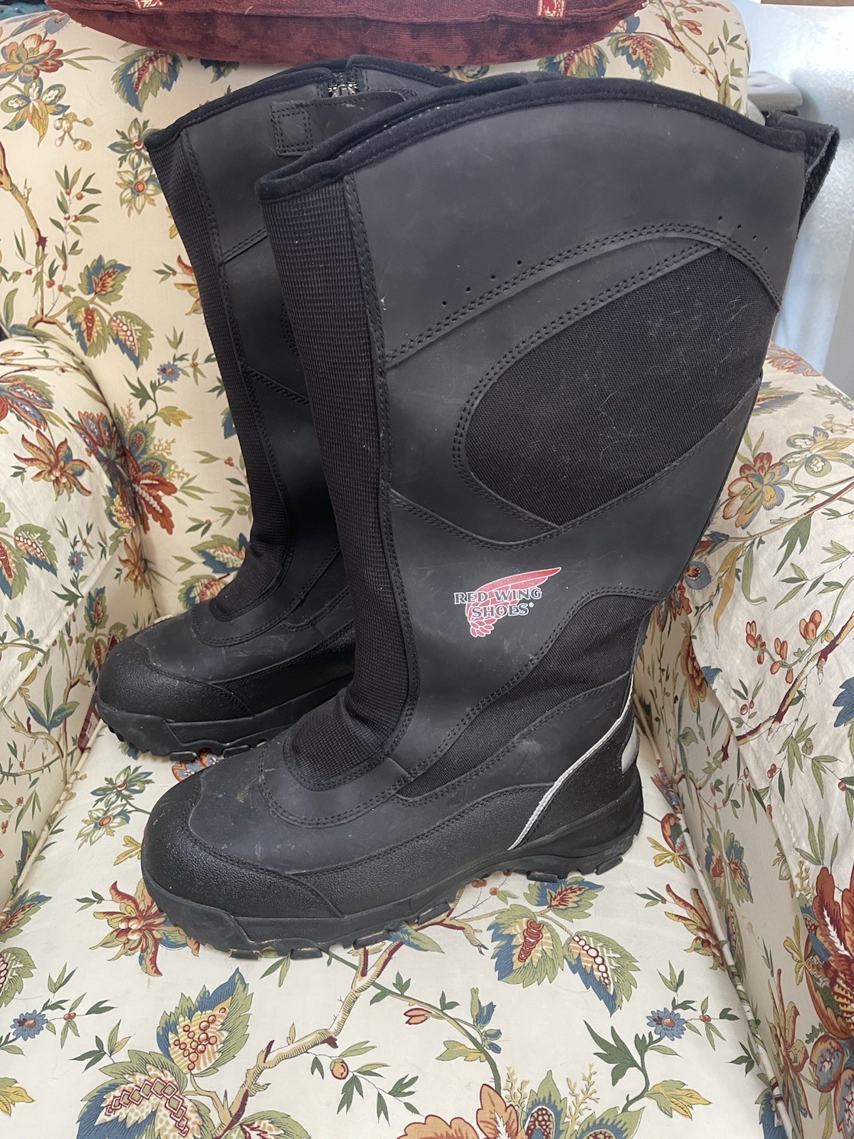 RED WING 3049 Sz 9 EE Miner Insulated Steel Toe KANYE WEST 17″ PAC Safety Boot