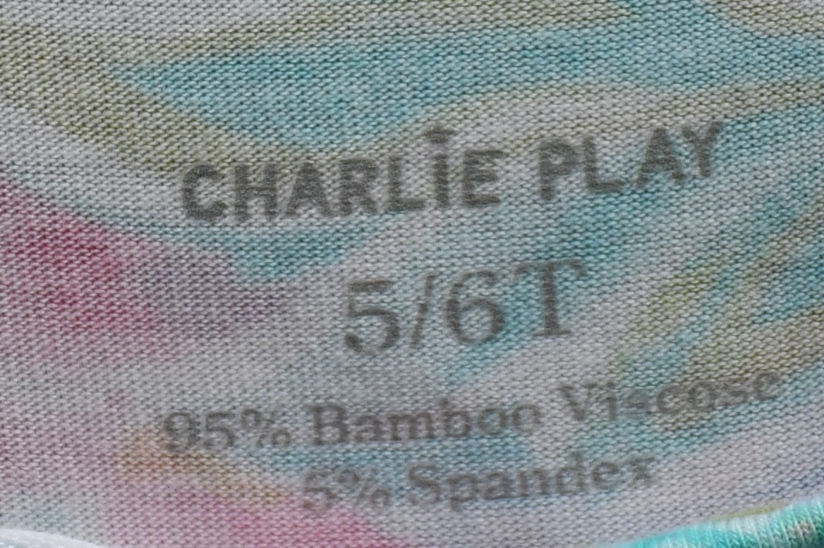 Charlie’s Project PLAY, 95mboo viscose, 5%spandex,EUC, size 5/6T, A+ GORGEOUS