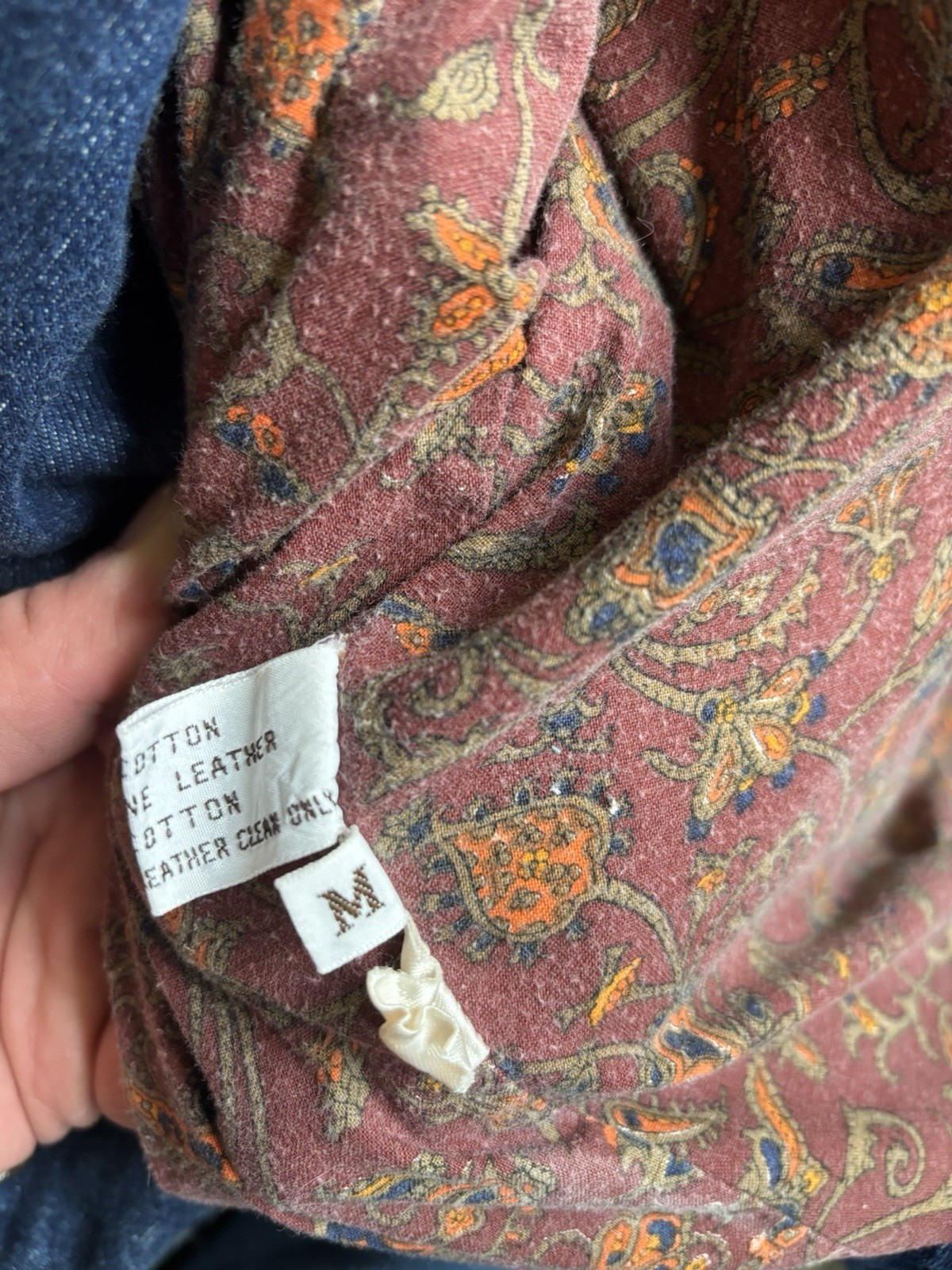 Street Equipt Denim and Leather M Jacket 1980s