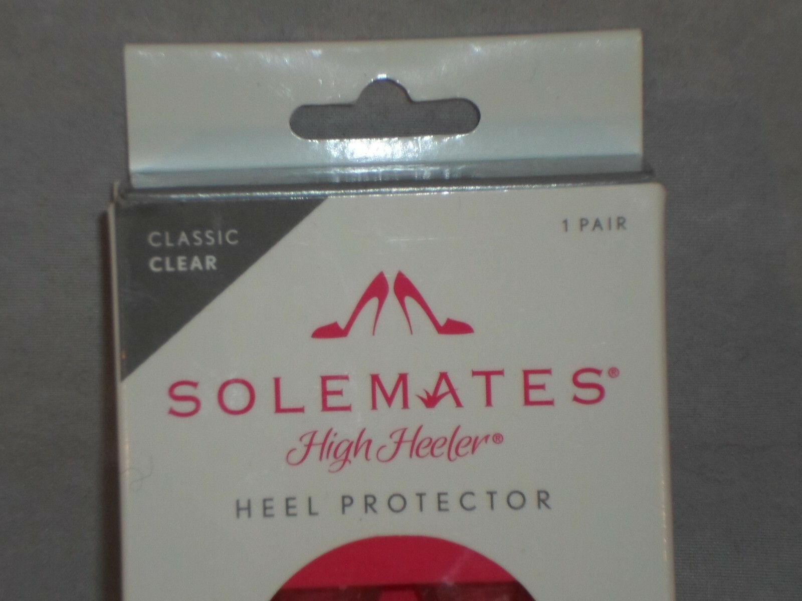 1 pair CLASSIC CLEAR Heel Protectors Sole Mate High Heeler B21