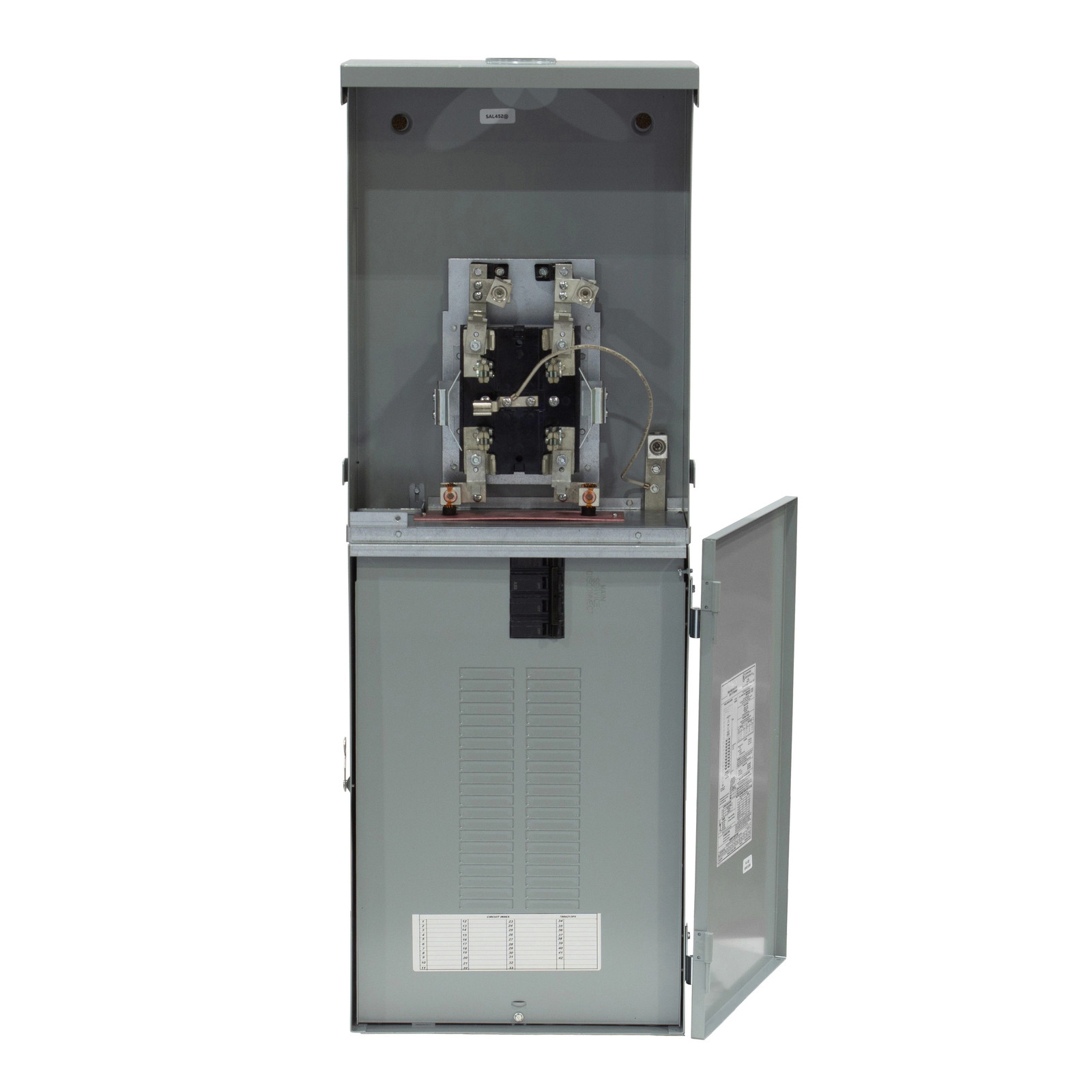 ABB ReliaHome 200 -Amp 20 -Spaces 40 -Circuit Outdoor Main Breaker Meter C|13596