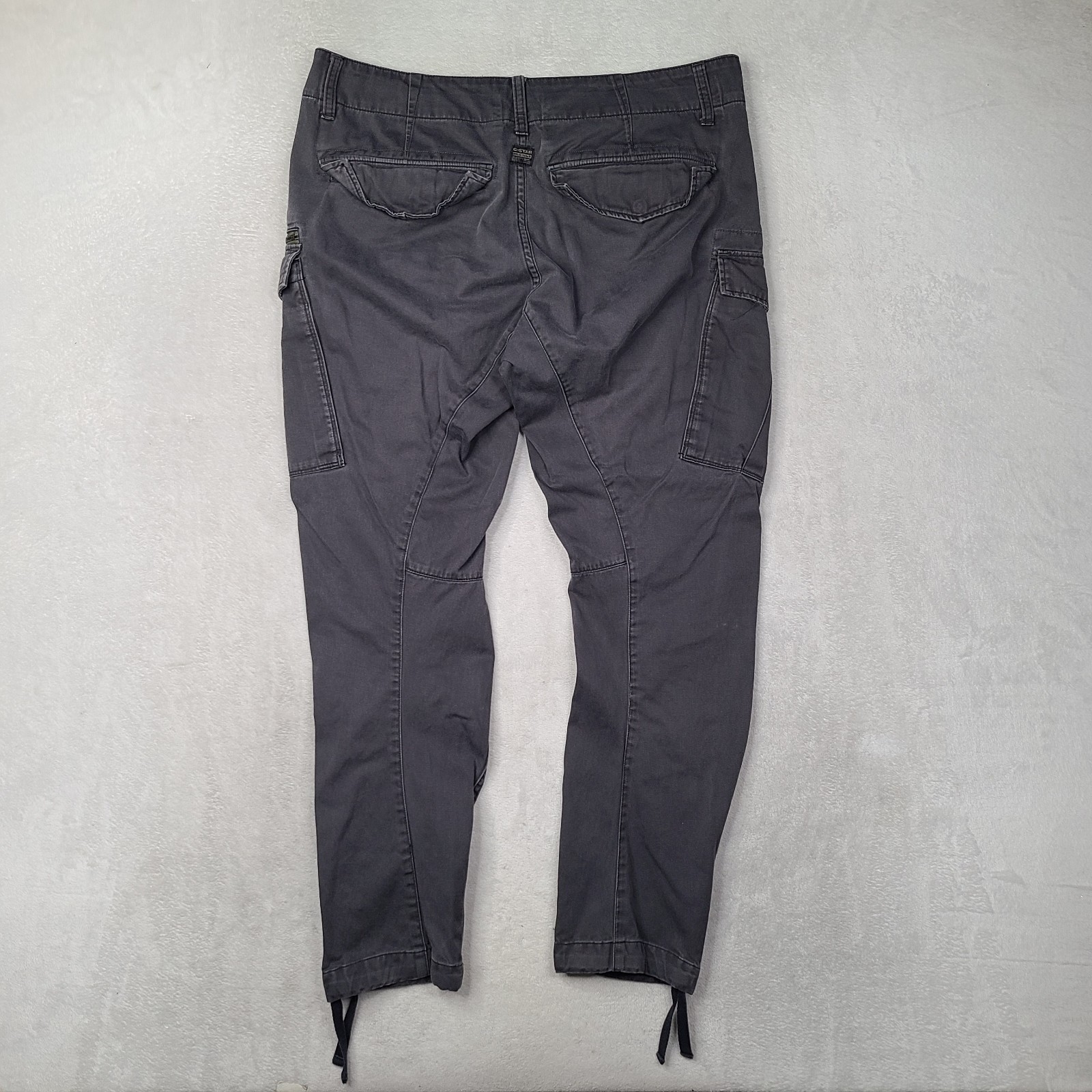 G Star Raw Rovic Zip 3D Regular Tapered Cargo Grey Pants Men Size 36×30