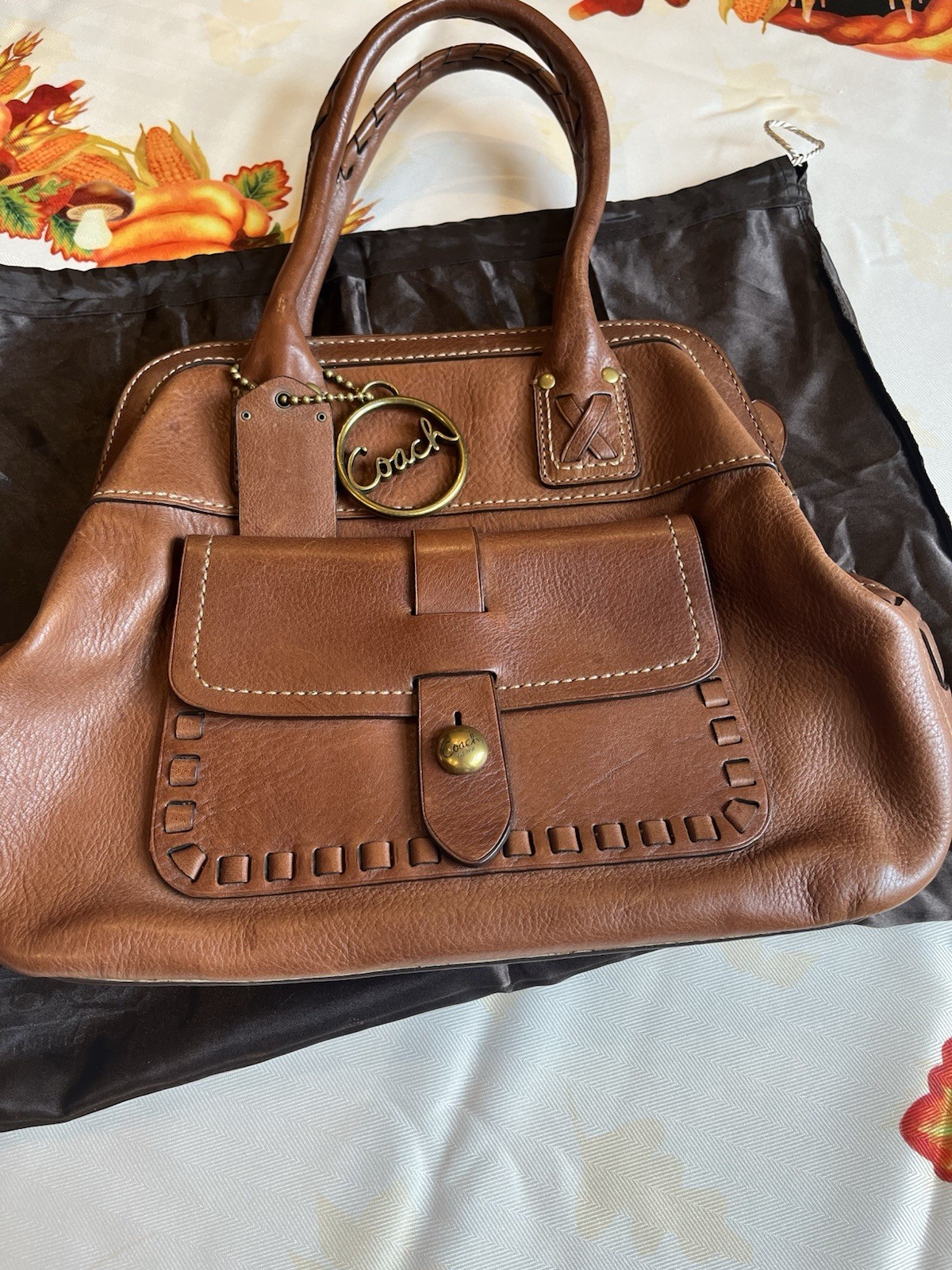 Coach 65th Bleeker Legacy Thompson Ltd Edition Whisky Brown Leather Bag 11373