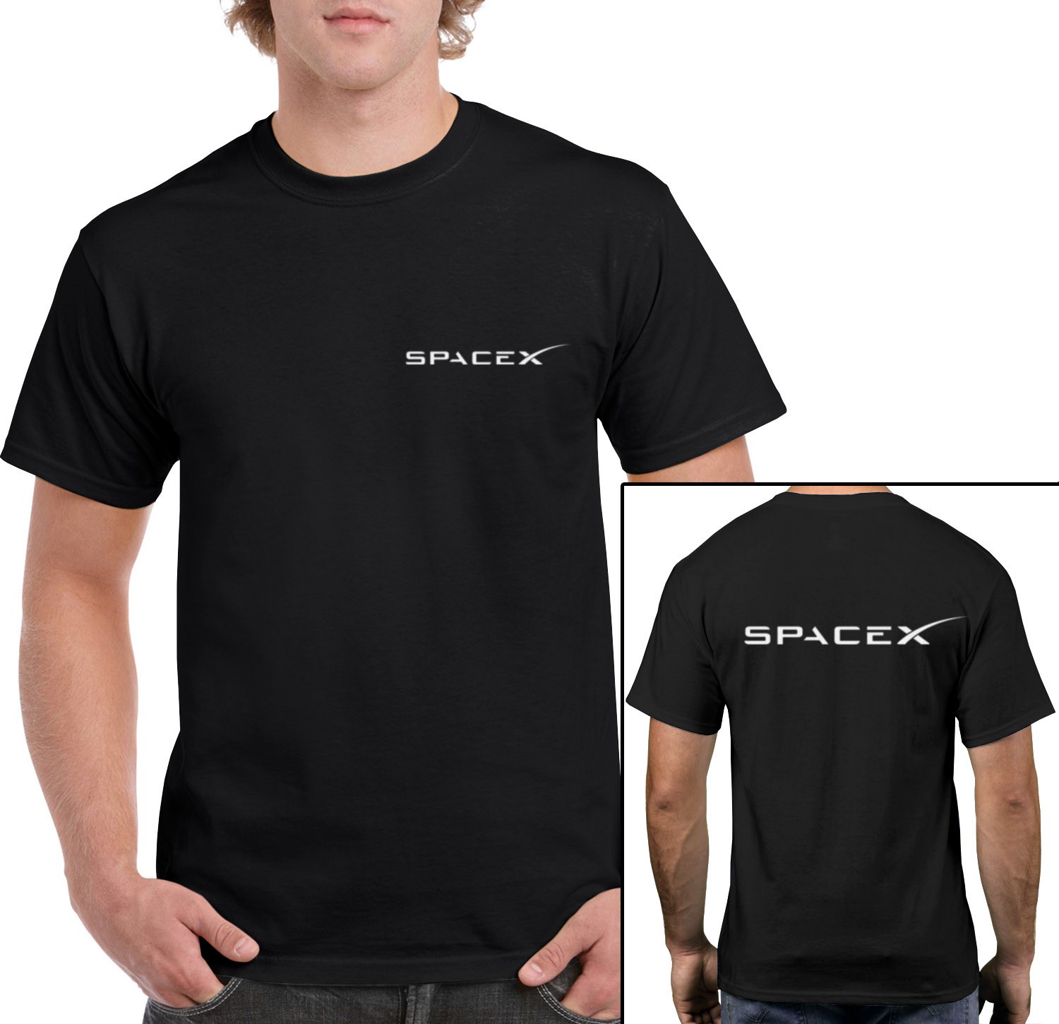 SpaceX T-Shirt Exploration Space X Elon Musk Aerospace NASA Mission Rocket GSX04