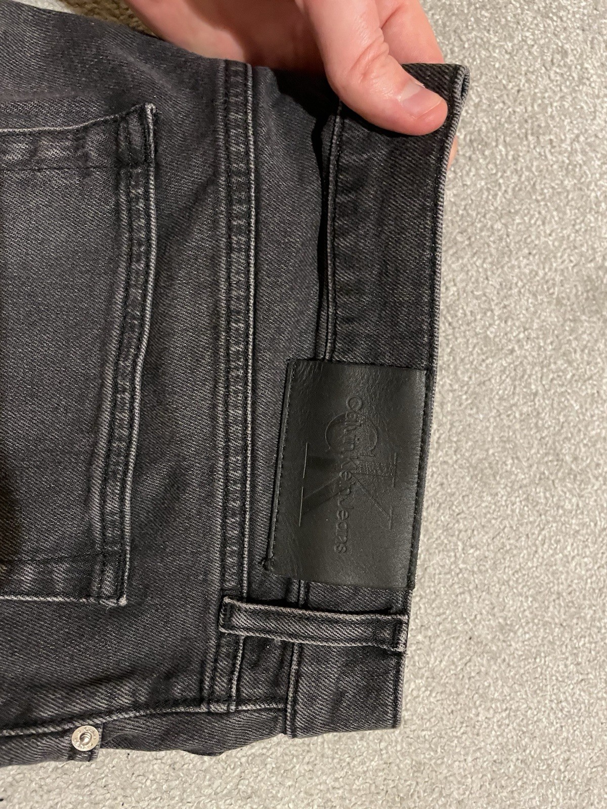 Calvin Klein Men’s Jeans W36 L32 – Grey