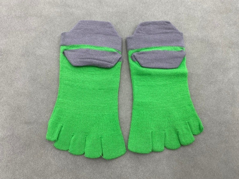 3 Pairs Injinji Women Performance Lightweight Thin No Show Toe Socks Size S