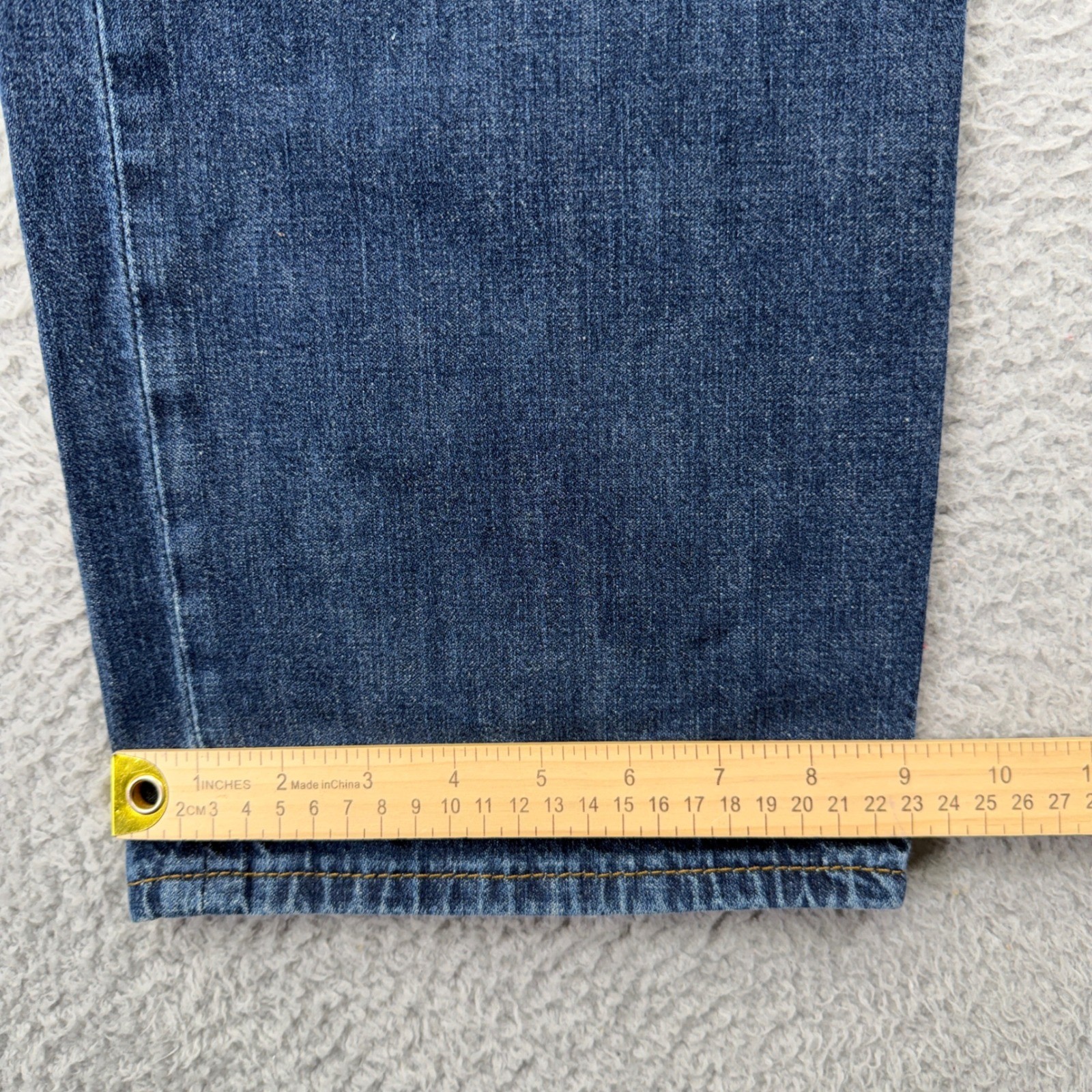 Levis 569 Jeans Mens 36×34 Blue Loose Straight Mid Rise Dark Wash Denim