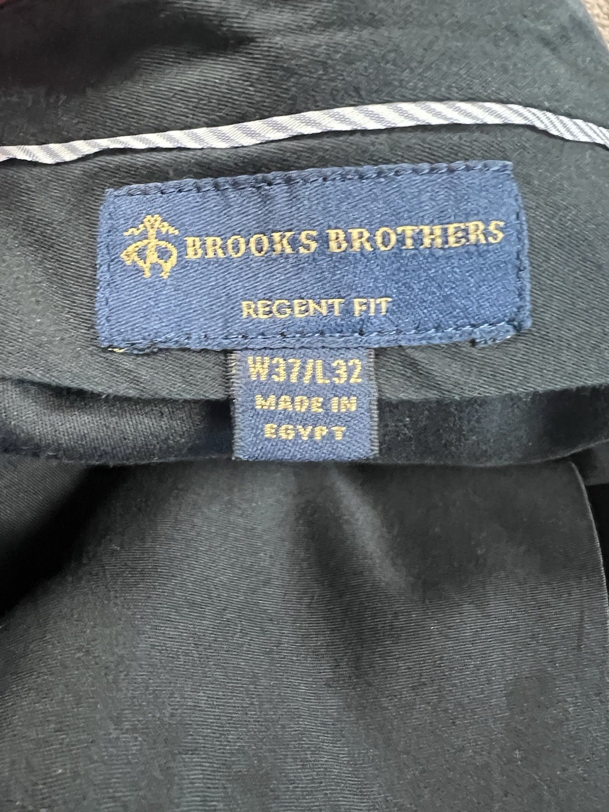 Brooks Brothers Suit Men’s 44R Charcoal Explorer Regent Fit Wool Blend 37×32