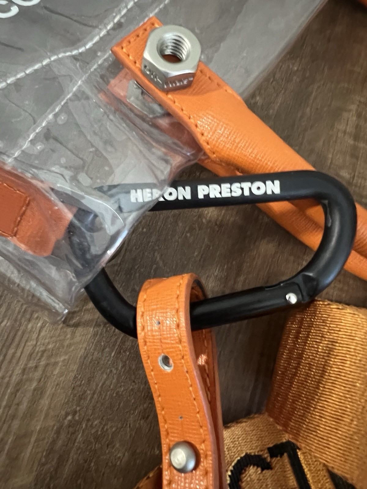 Off-White X Heron Preston “Collaboration” PVC Handle Handbag
