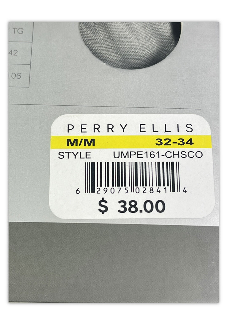 NWT PERRY ELLIS. 3 Pack. Cotton Stretch Woven Boxer. Multi. MSRP $38.00