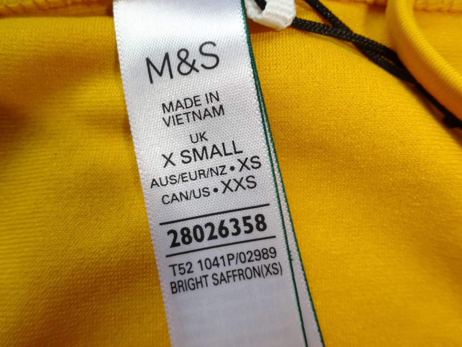 M&S MARKS & SPENCER BRIGHT SAFFRON SUN SMART TIE-SIDE BIKINI BOTTOMS UK SIZE XS