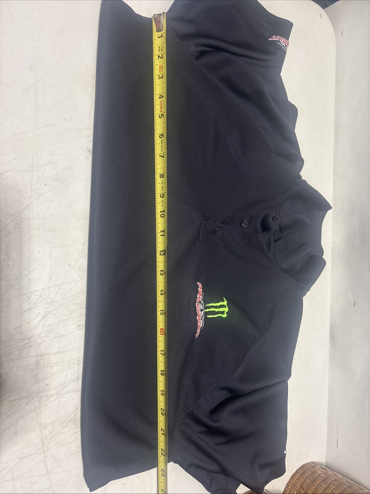 Monster Energy Drink Pro Circuit Polo Shirt Fox Gears Sz XL ?