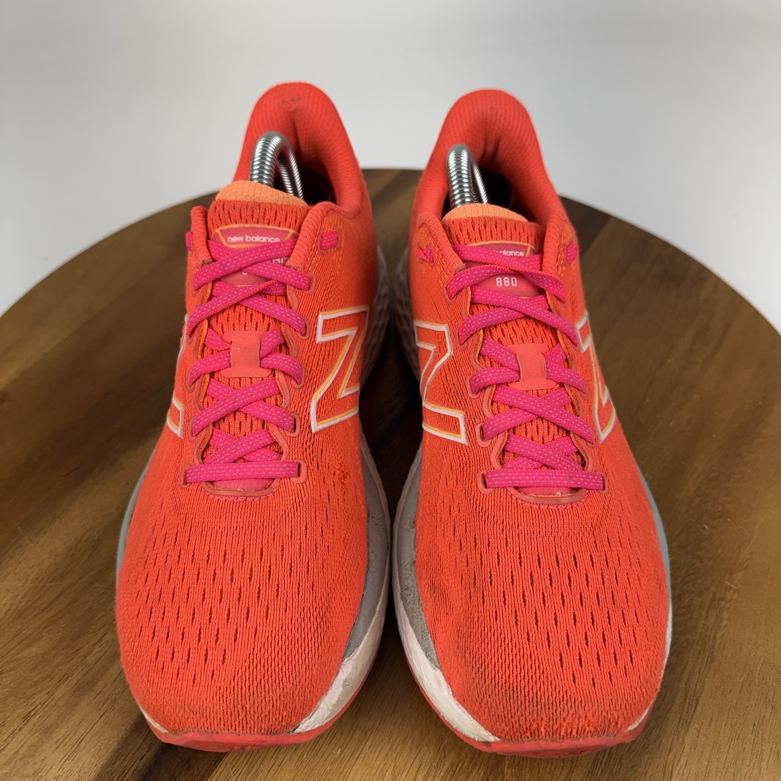 Womens New Balance Fresh Foam X 880v11 Vivid Coral Running Sneakers Size 10.5 B