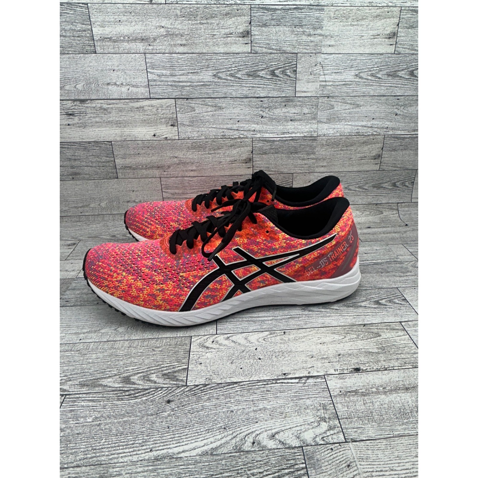 Asics Gel-DS Trainer 25 Women Sz 11 Running Shoes Pink Orange Multi 1012A579