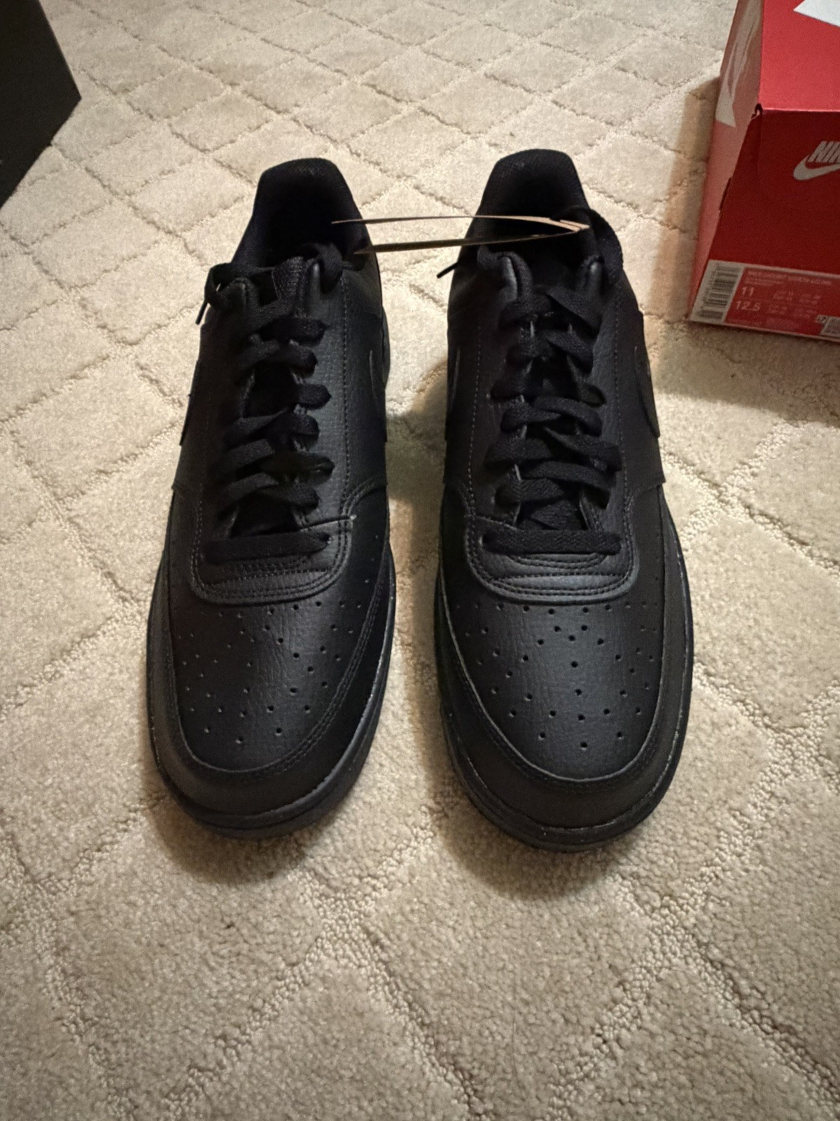 Nike Court Vision Lo NN Next Nature Triple Black DH2987-002 sz 11 men
