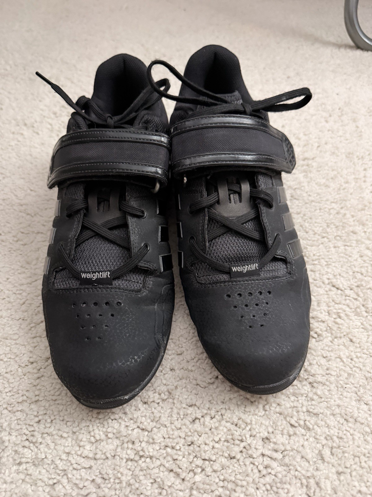 adidas Adipower Weightlifting Men’s Sneakers Core Black BA7923 Night/Silver