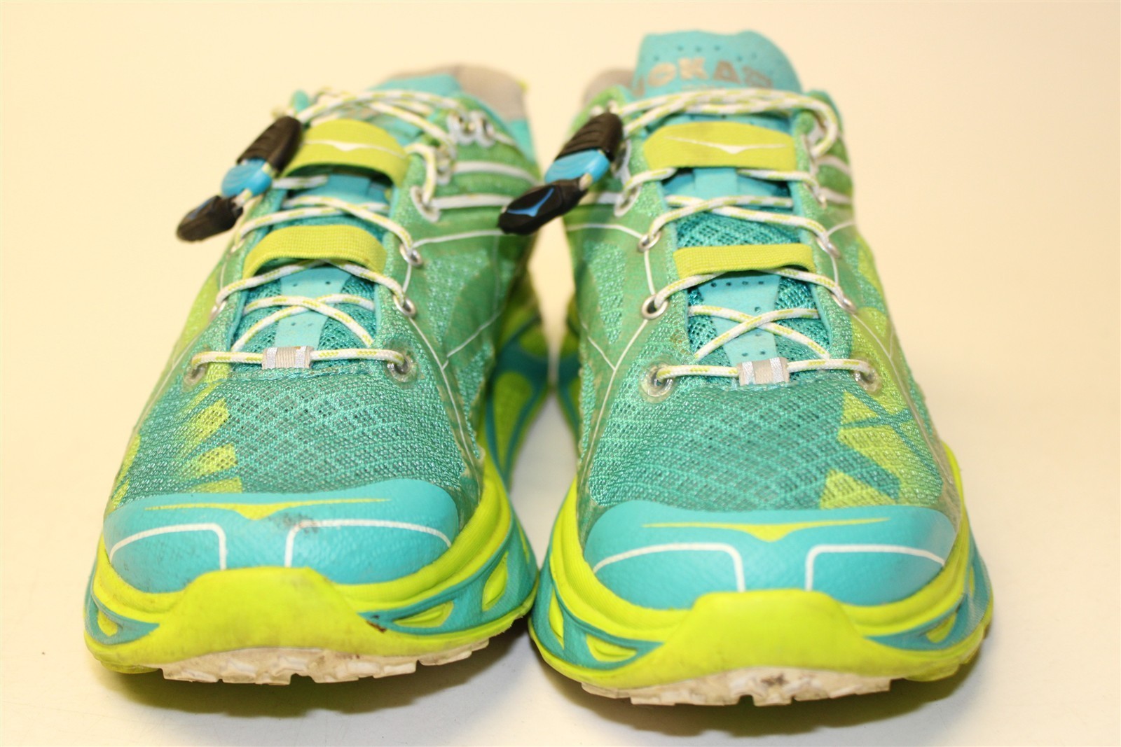 Hoka One One Huaka Textile Lace Up Running Womens Size 6 37 1/3 Shoes 20609 AAW