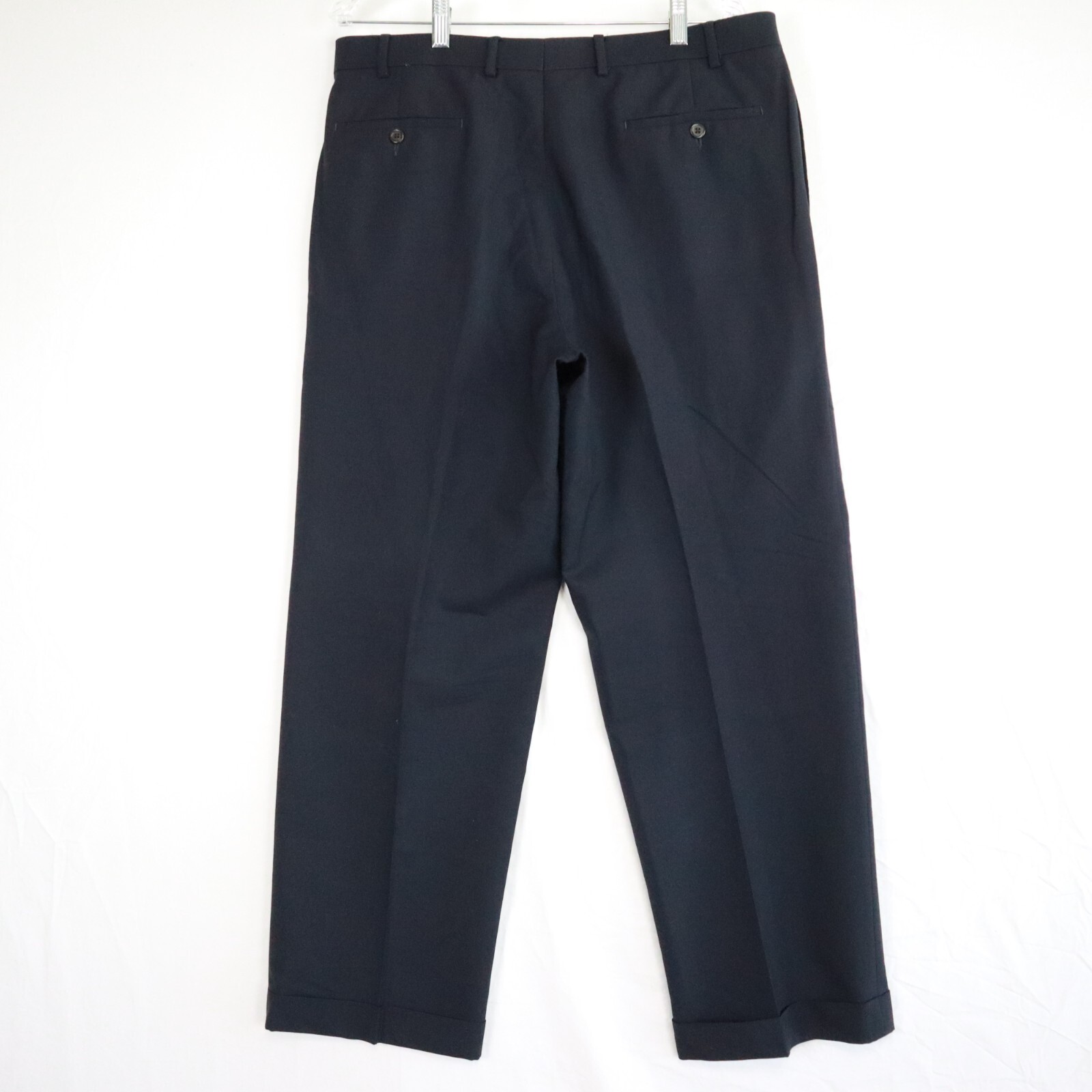 Lauren Ralph Lauren Pants Mens 36×30 Wool Total Comfort Dress Suit Pleated Blue