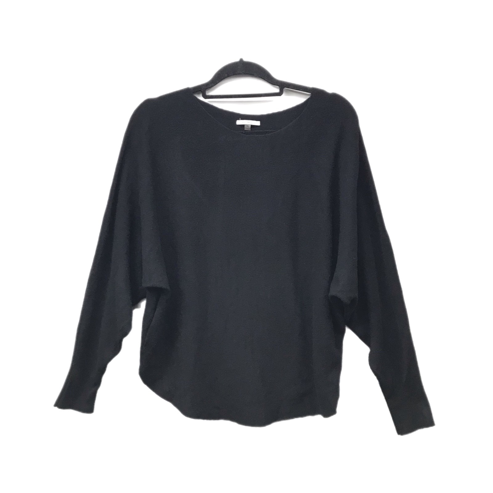 Vila Milano Sweater Women’s Size XL Black Batwing Dolman Sleeve Top