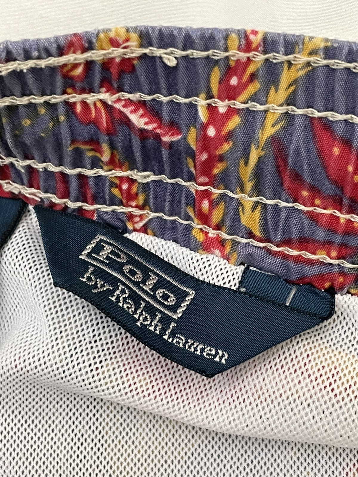 Polo Ralph Lauren Swim Trunks 3XB AOP Paisley Floral Birds Lined Big & Tall