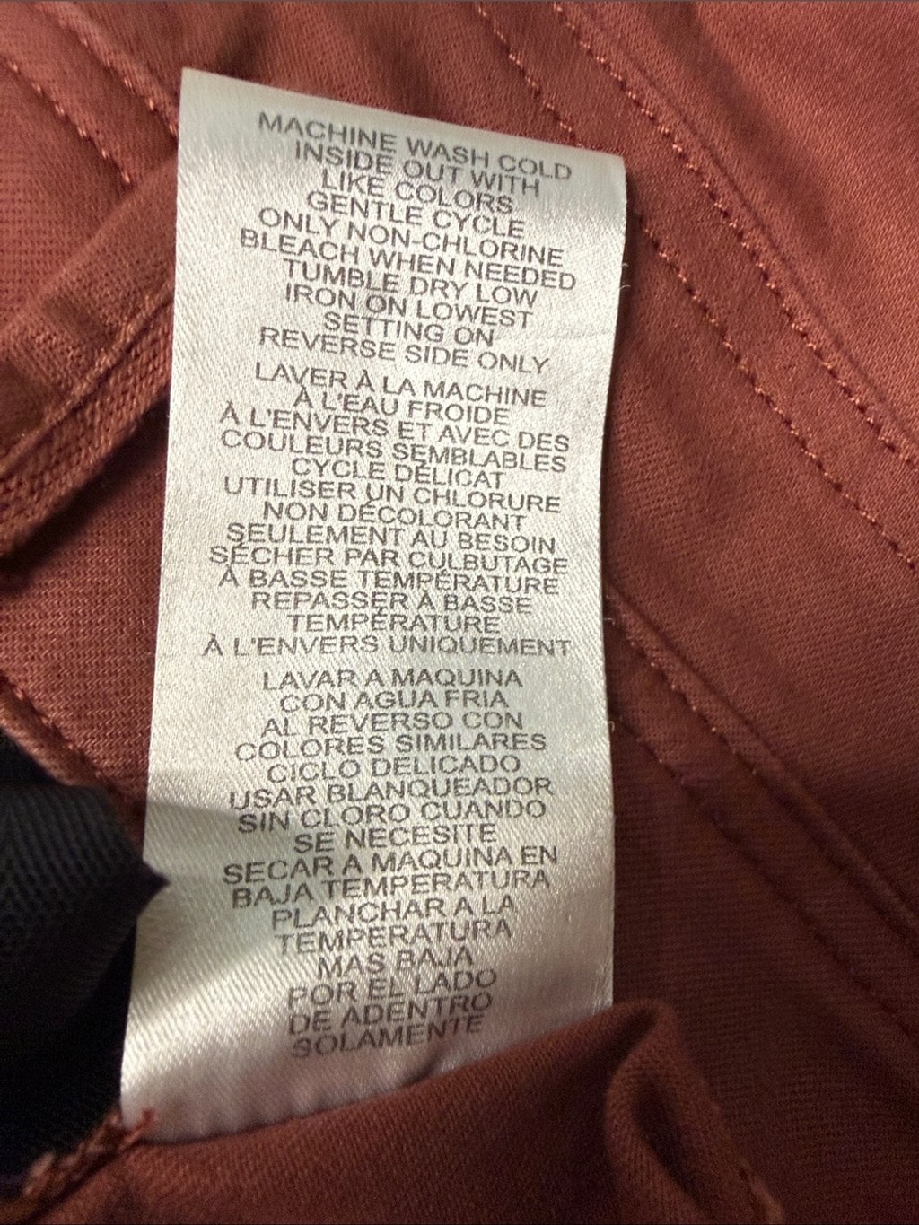 Wit & Wisdom ‘Ab’Solution Burnt Henna V- Yoke Stretch Utility Skirt – Sz 8, NWT