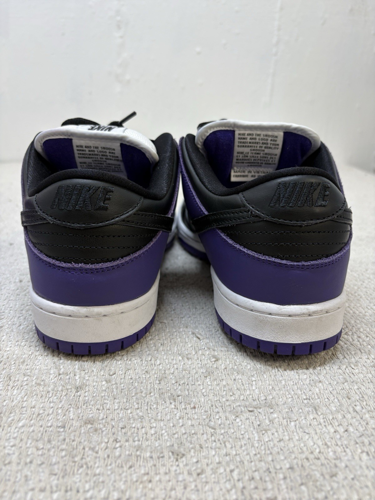 Nike SB Dunk Low Pro Shoes Mens 10 BQ6817-500 Court Purple With Box