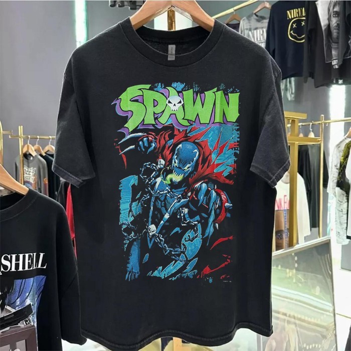 Rare Spawn Movie 90s Retro style Black Unisex Men Women T shirt NH24335