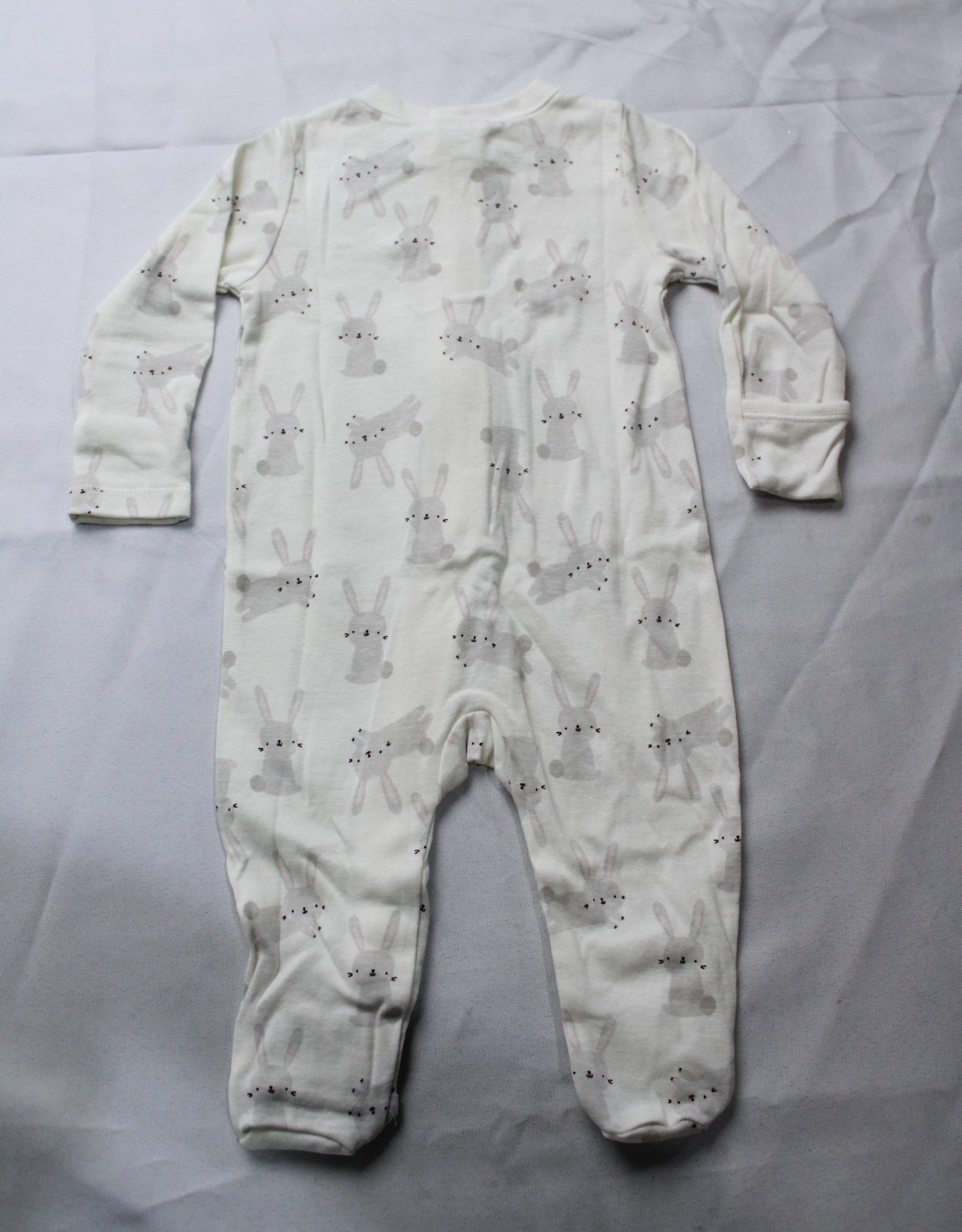 Old Navy Unisex Baby’s 2 Way Zip Footed One Piece Pajama EJ3 Bunny Size 6-9M NWT