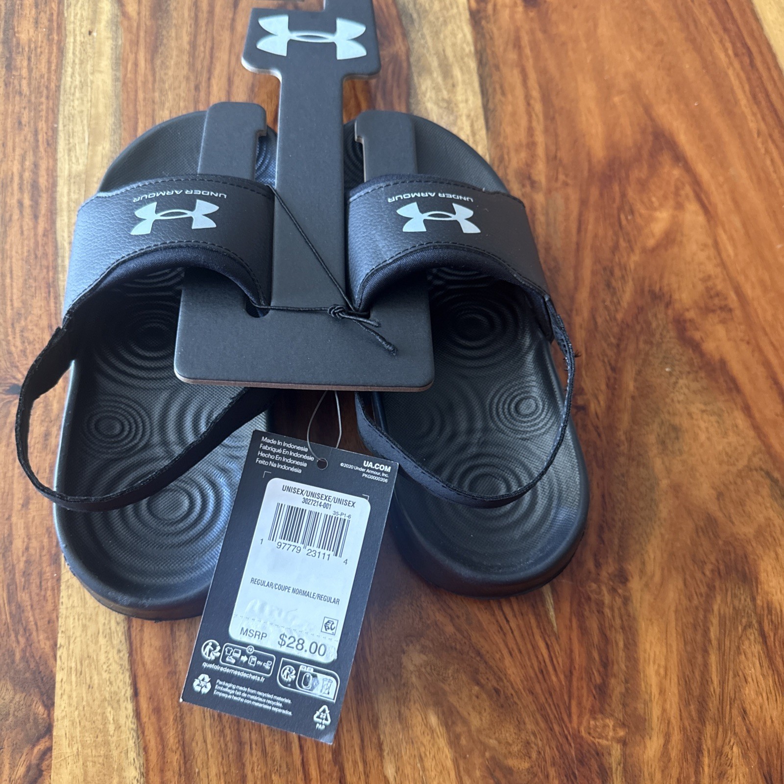 Boys Sandals Under Armour UA PS Selected SL Size 11K