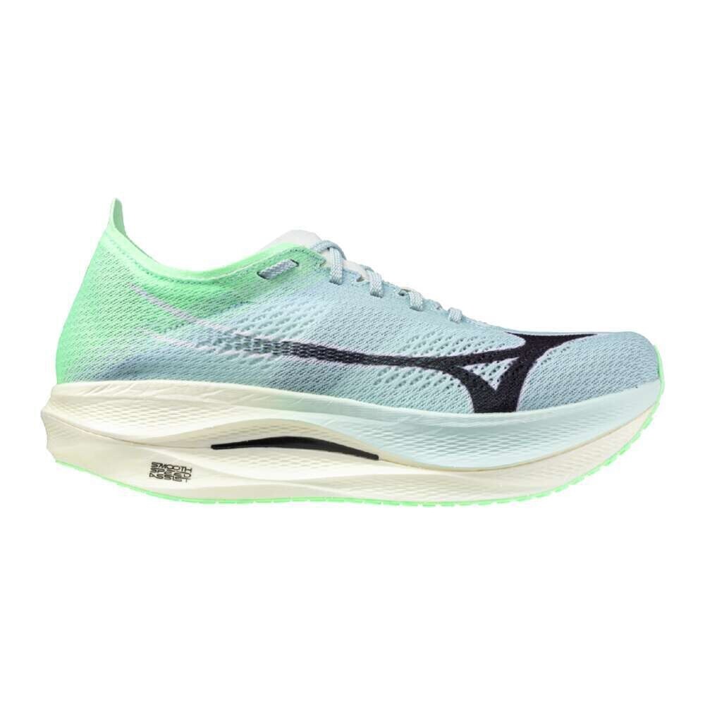 Mizuno Running Shoes WAVE REBELLION PRO LOW Light Green/Black U1GD2540 01 UNISEX