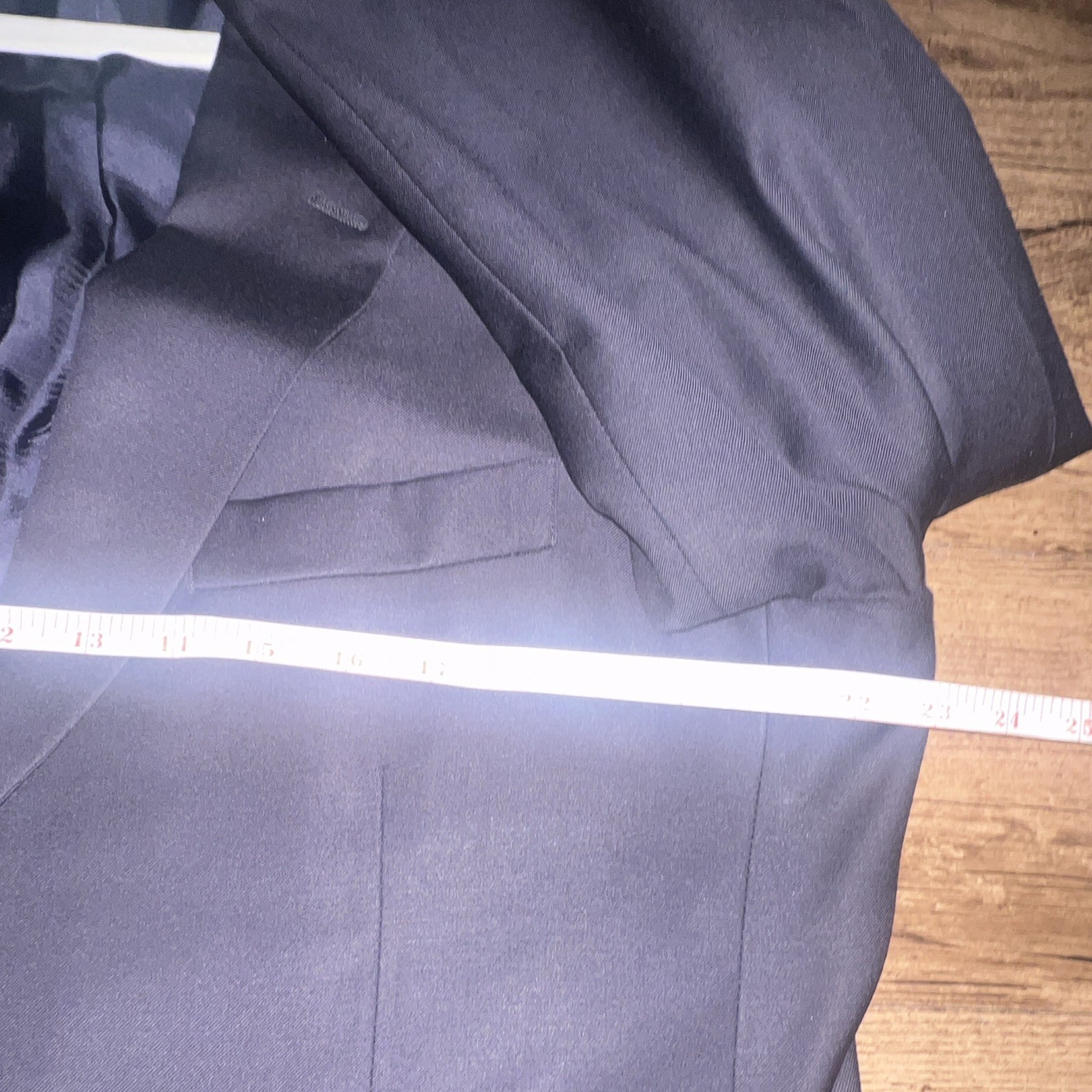 Brooks Brothers Loro Piana Navy Wool Blazer Sport Coat made in USA 44R