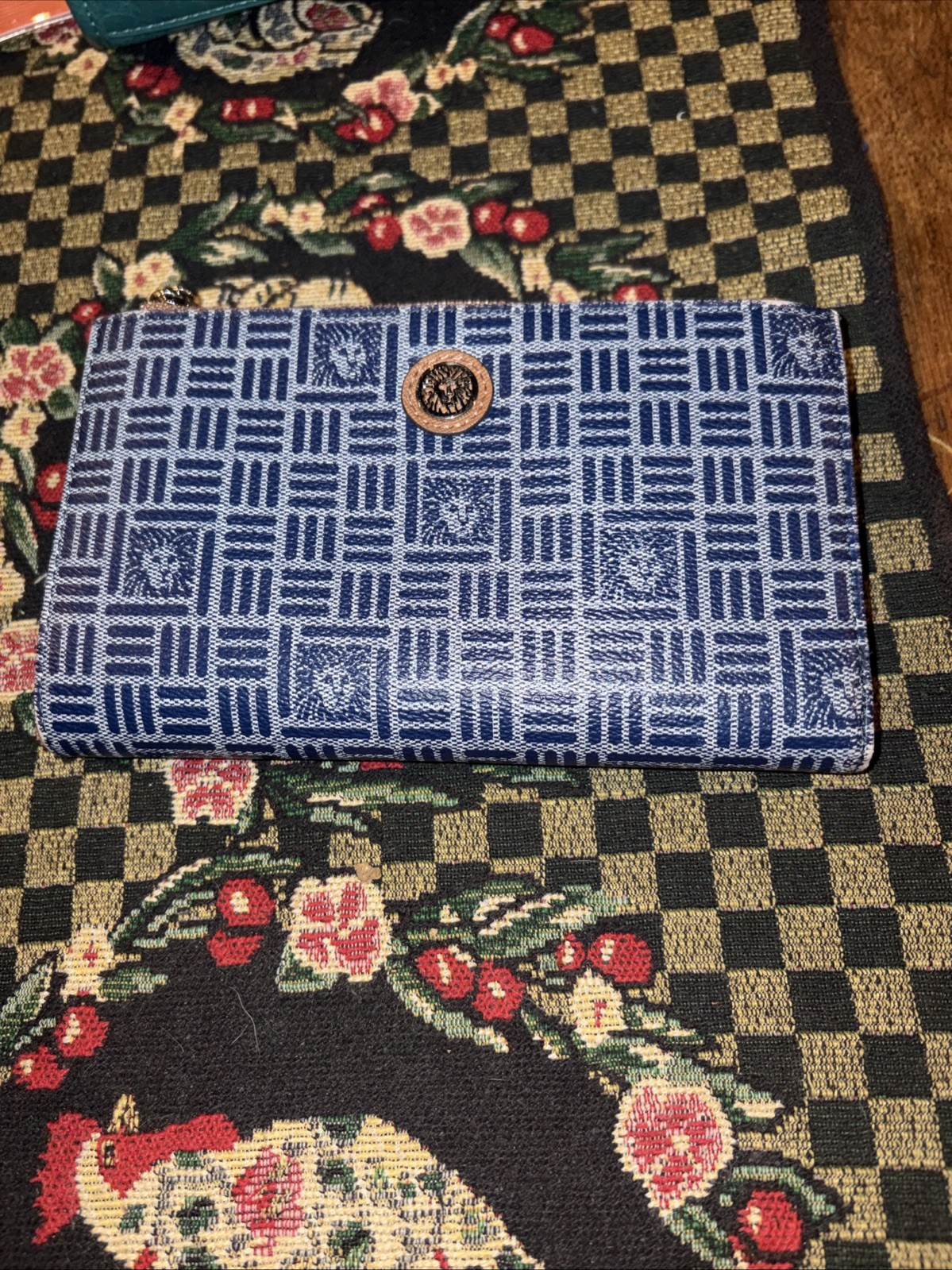 Anne Klein Logo Snap Closure Women’s Wallet Clutch 7.25 X 4.5 Inches