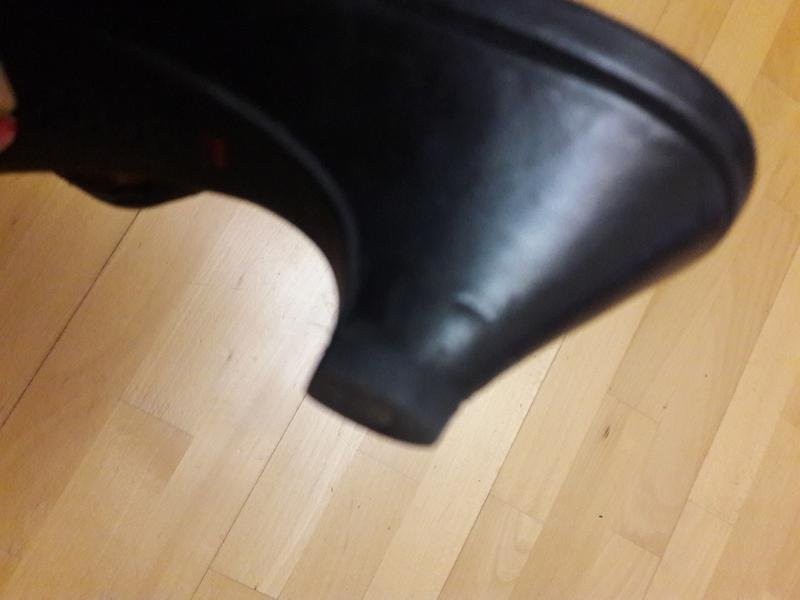 women ecco heels black 38.5