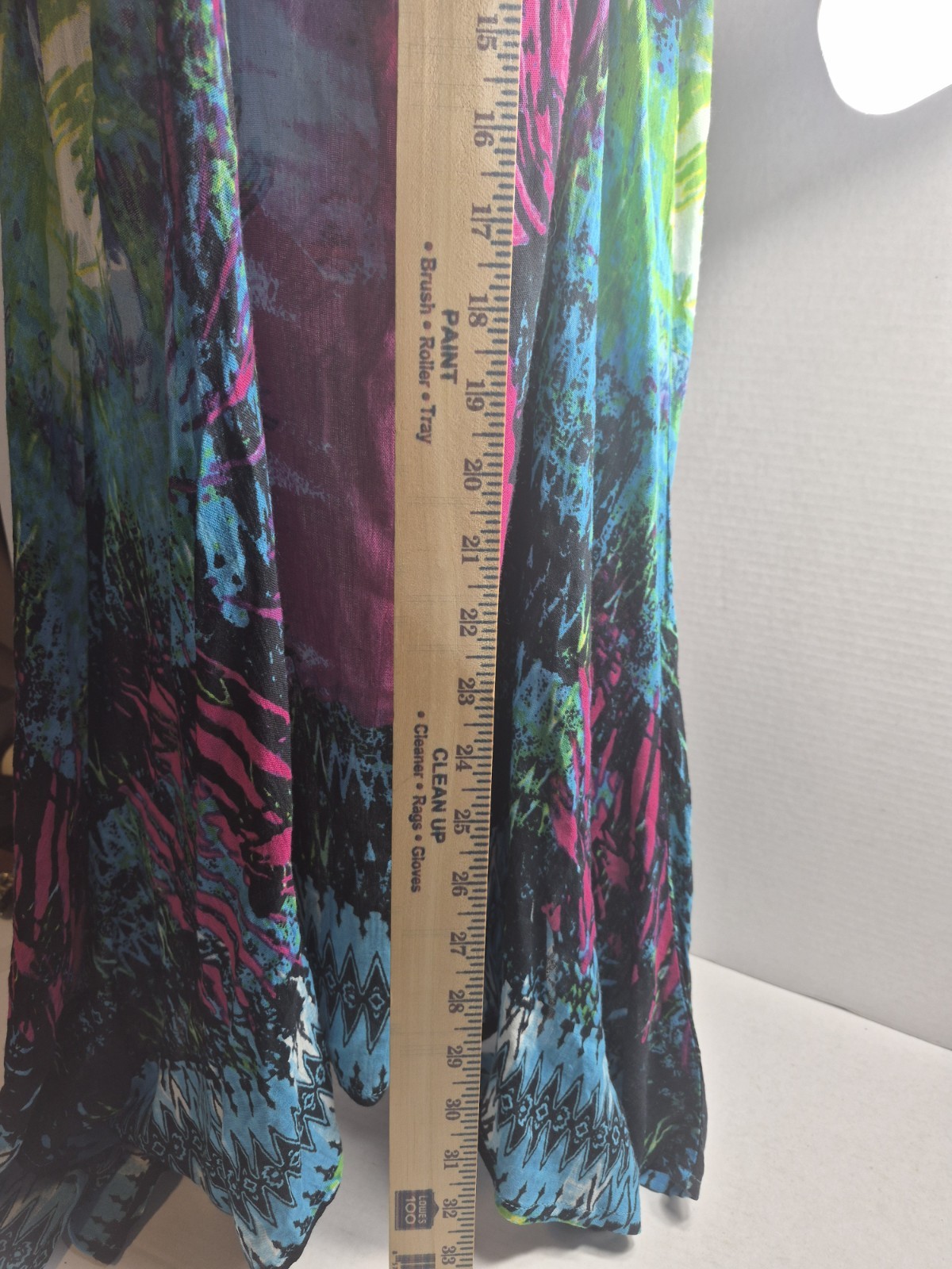 ​Shop Therapy Rayon Tank Dress One Size Boho Festival Psychedelic Handkerchief