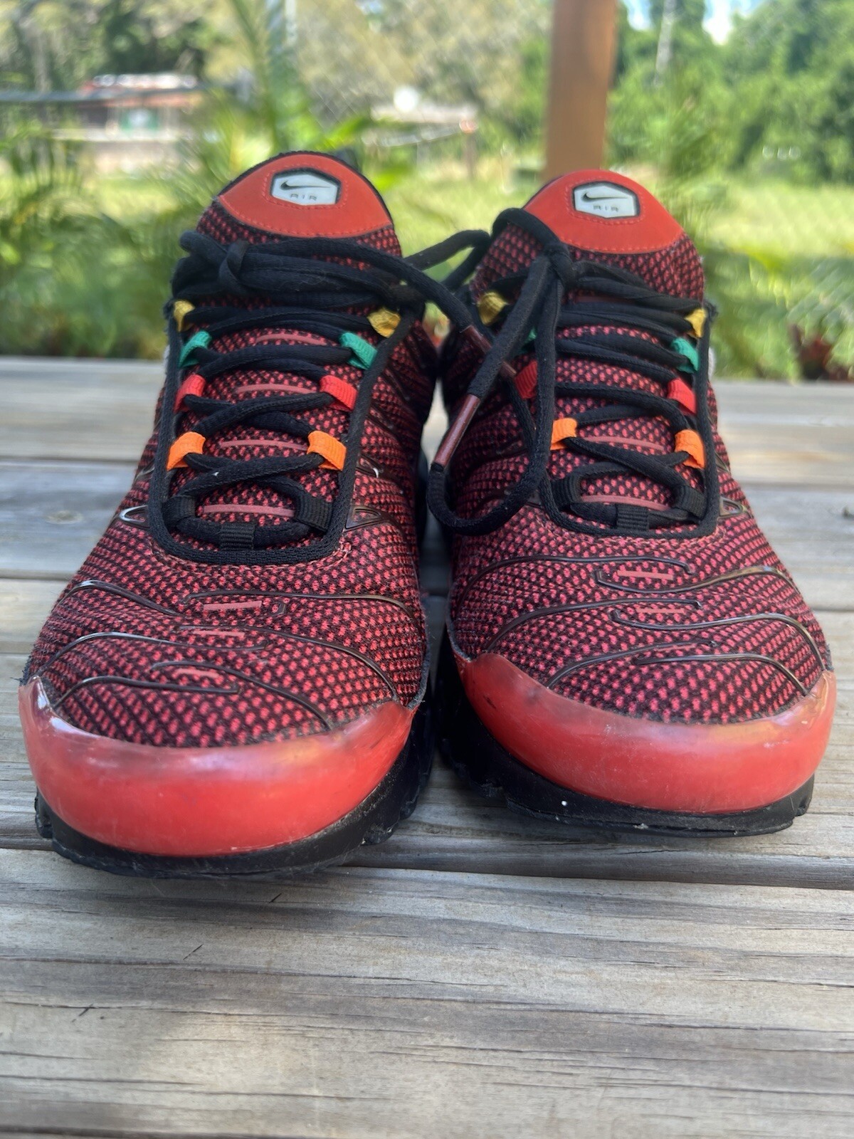 Nike Air Max Plus Tn Sunburst Pack CK9393-600 Habanero Red Sneakers Mens Size 9