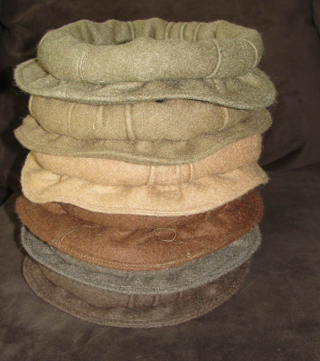 Afghanistan Tribal Warm Winter Wool Hat Beret Pakol Hat Top Afghan Army CHITRAL