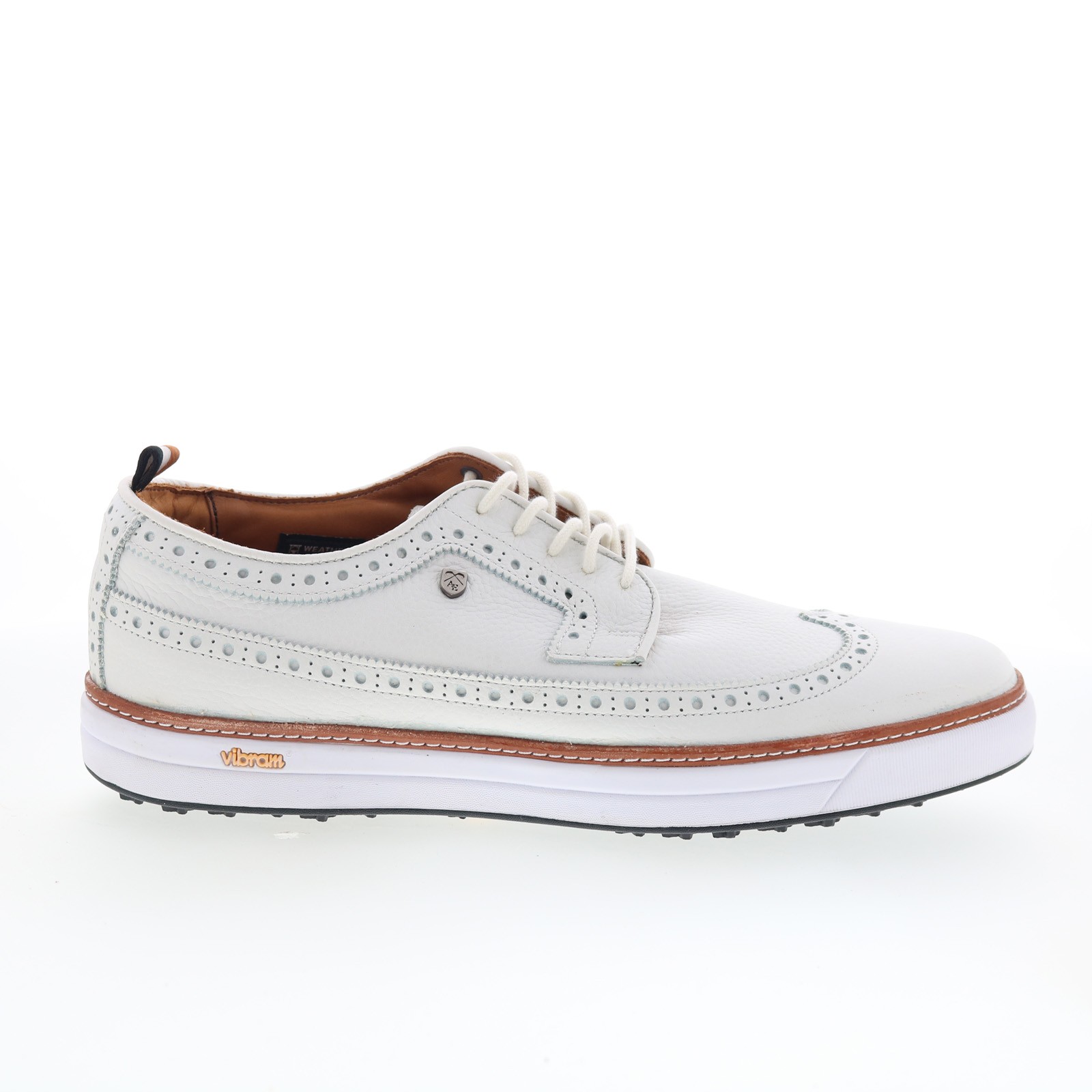 Allen Edmonds Dunes Made In USA 7355 Mens White Leather Athletic Golf Shoes