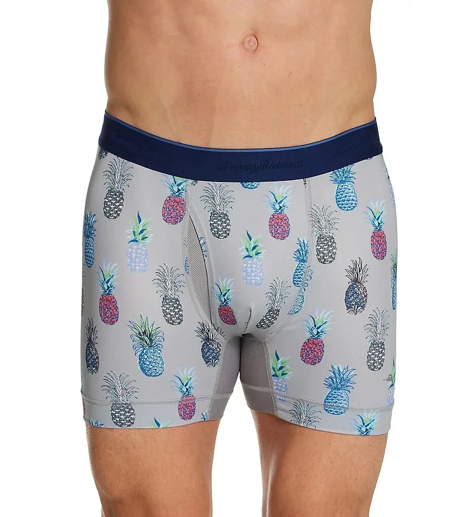 Tommy Bahama L52051 Men’s Pineapple/Blue 2-Pack Mesh Tech Boxer Briefs Size XL