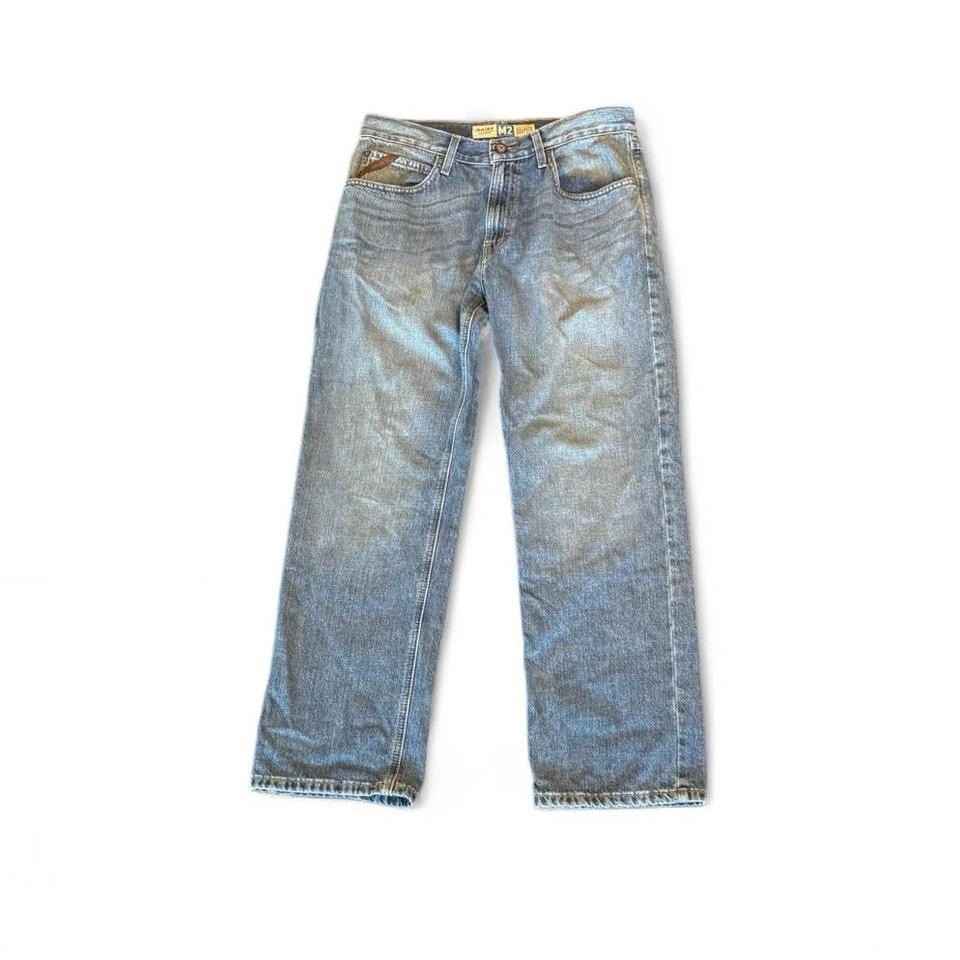 Ariat M2 Legacy Relaxed Boot Cut Jeans Mens 32×30 Medium Wash Western Cowboy