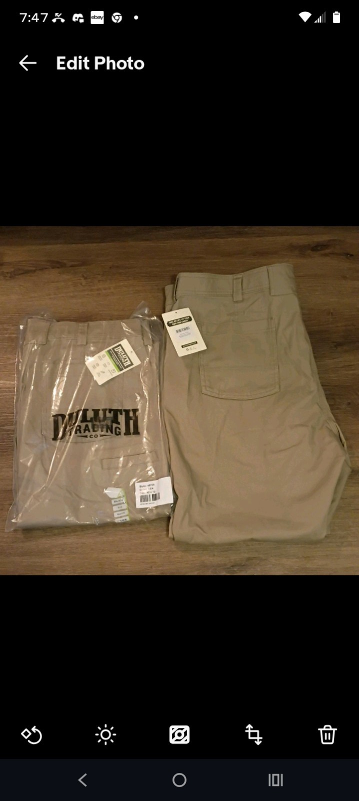 Duluth Trading Co Flex Fire Hose Pants, Stretch, Size 42×32 Relaxed Fit.