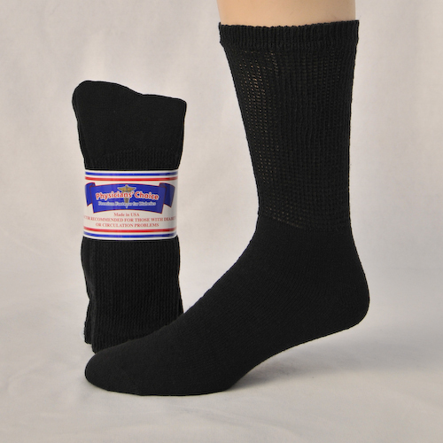 12 Pairs Womens Physicians Choice VENTILATED Diabetic Variety Pack Crew Socks