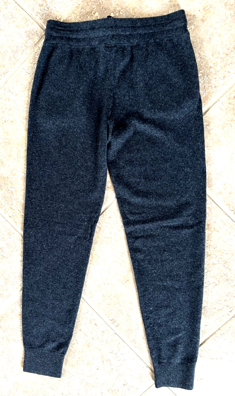 Van Winkle & Co Cashmere Drawstring Tie Lounge Pants Sz M Charcoal $138 NWT
