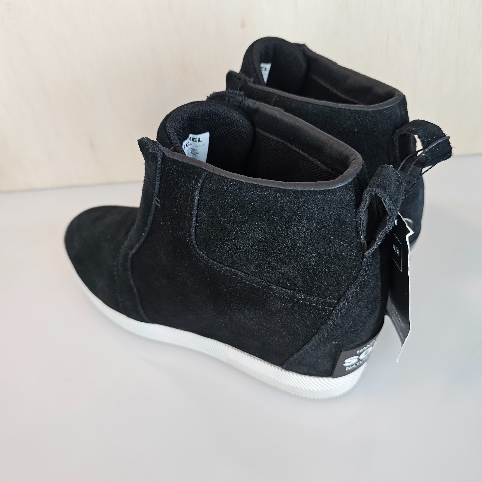 SOREL Out N About Wedge Boots Shoes for Women 10 M BLACK New