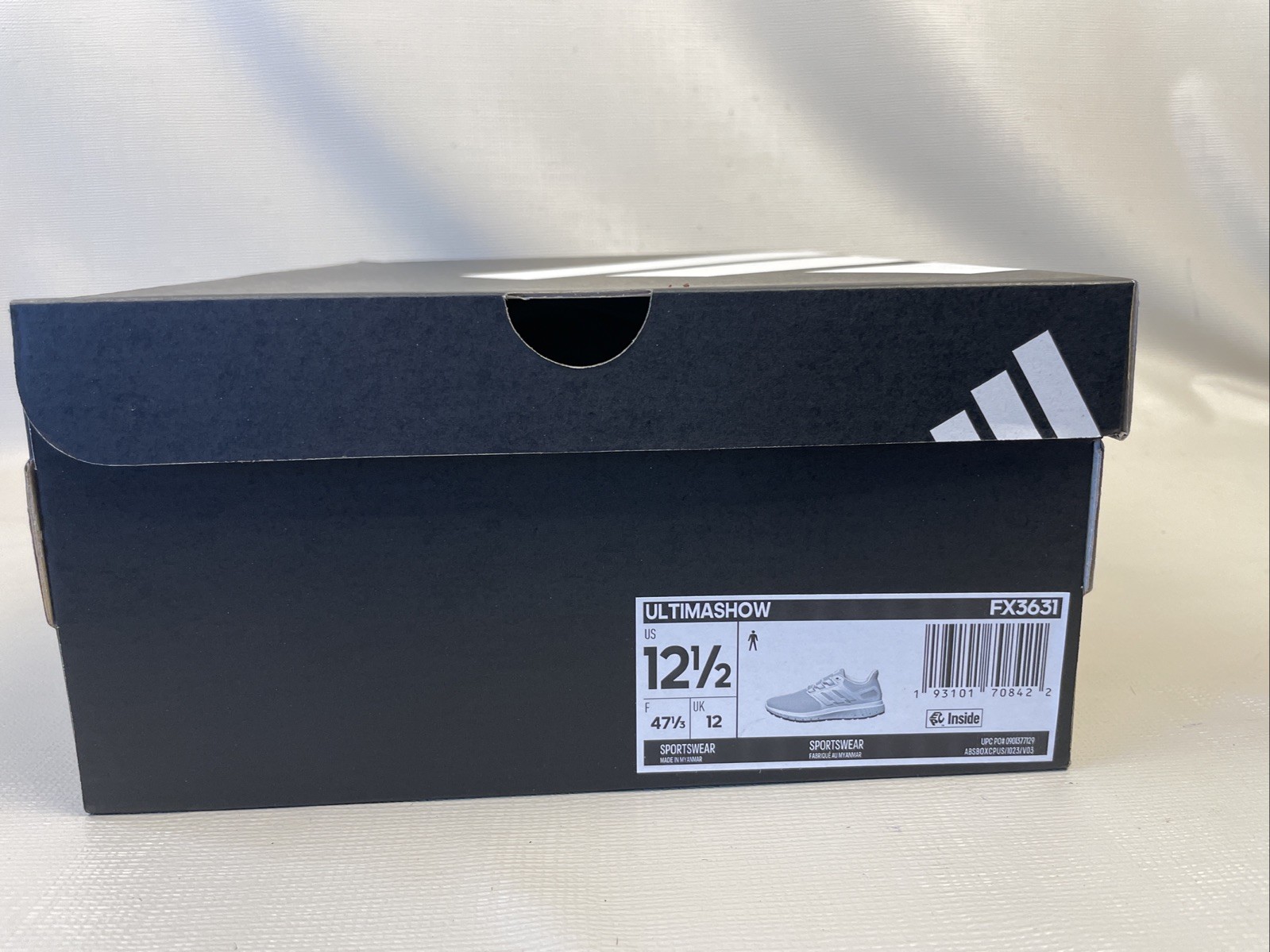 New adidas Ultimashow FX3631 Men’s White Mesh Athletic Sneakers Size 12.5 NIB