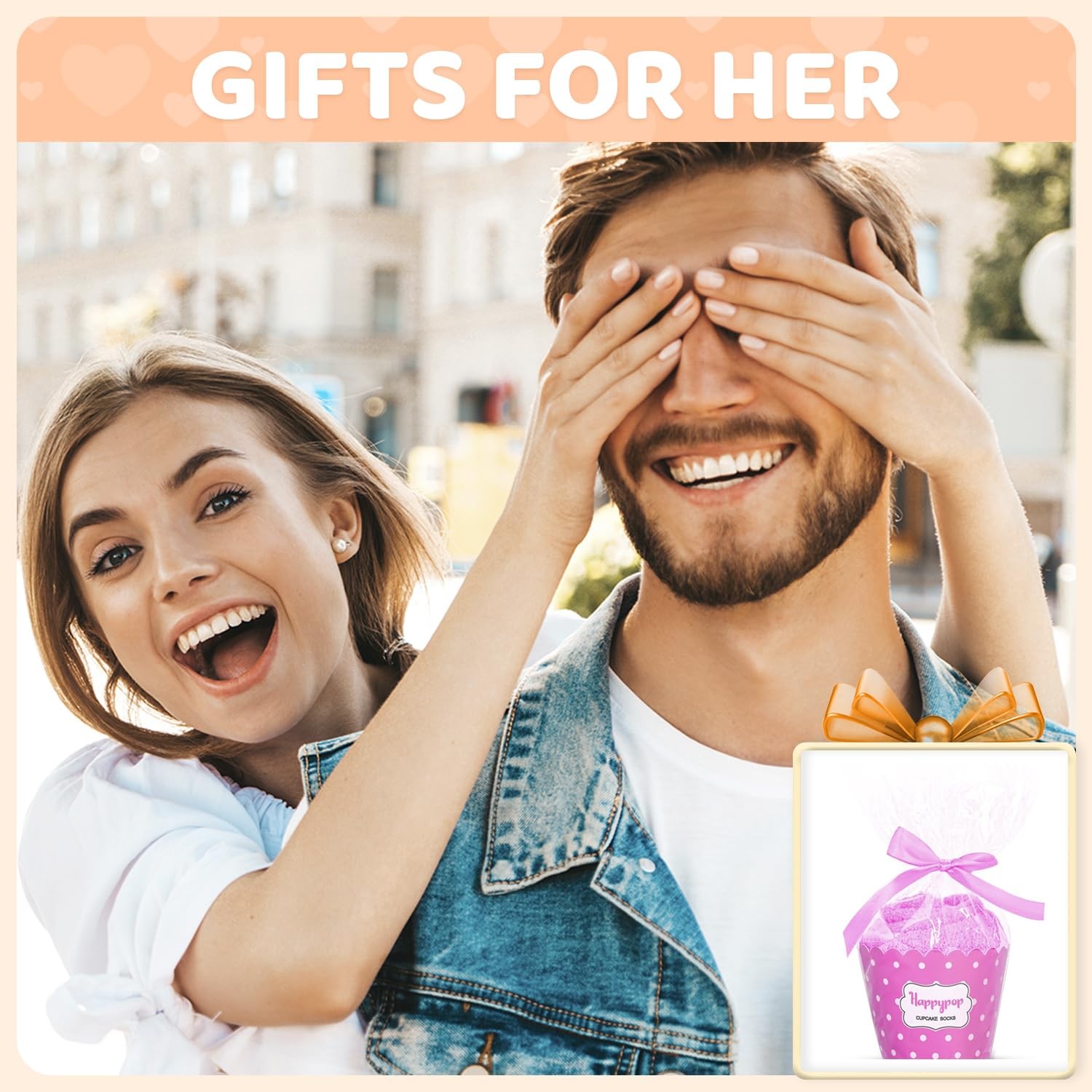 HAPPYPOP Gifts for Girlfriends from Boyfriend – Funny Medium, Love You Pink