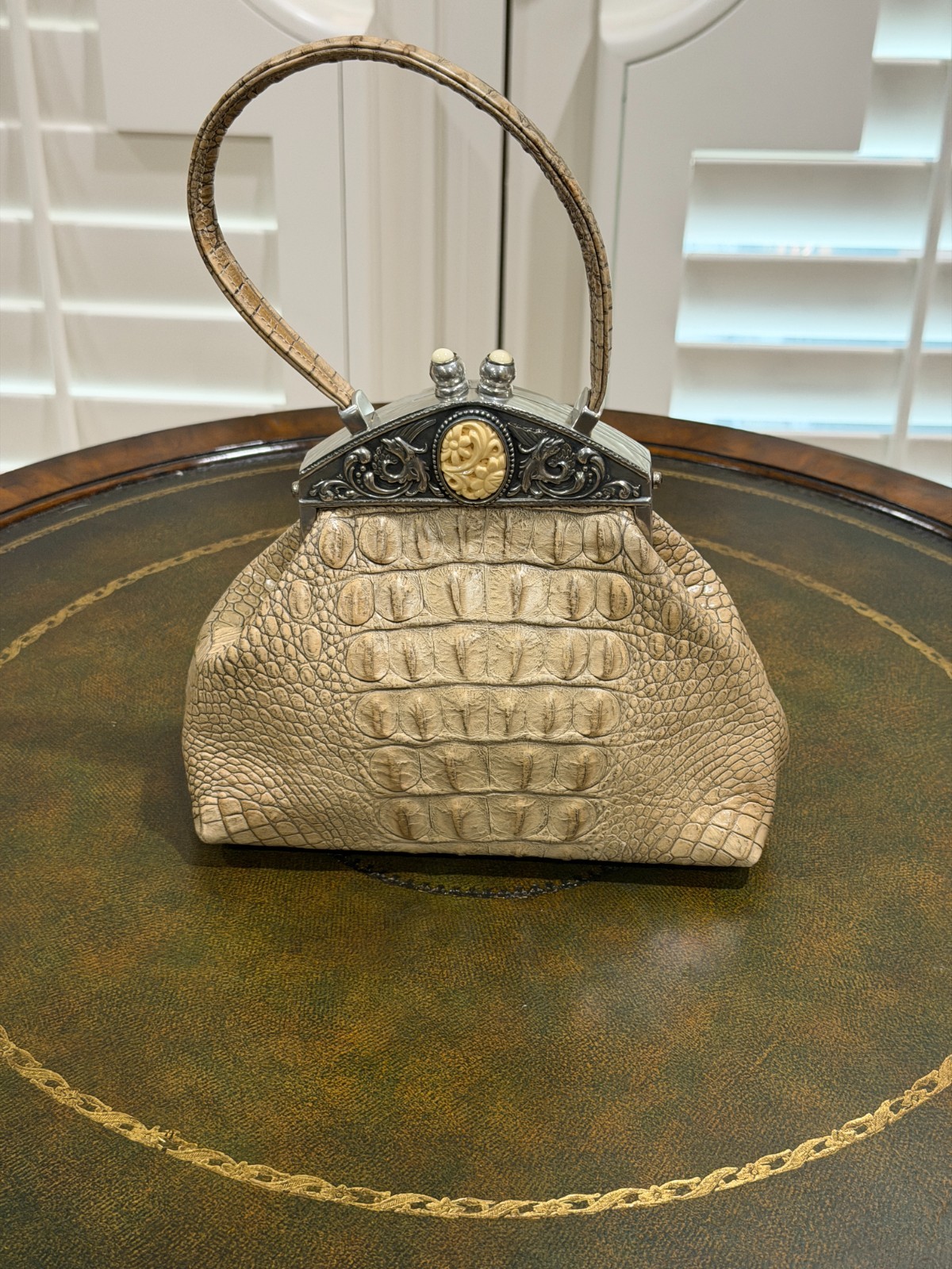 Excellent Unused Vintage MOULIN ROUGE HANDBAG by Designer JAMES CULVER
