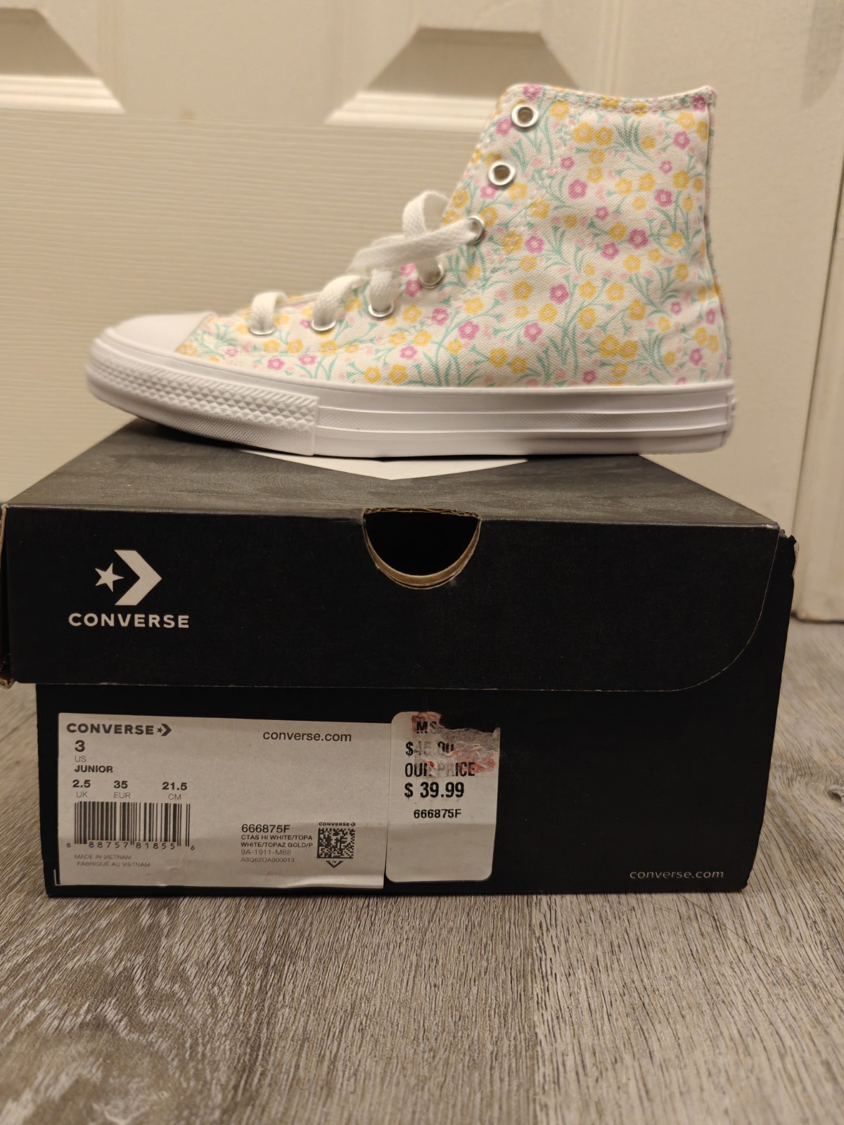 US 3 Shoe size Converse Ctas Hi Little Kids Style : 666875f