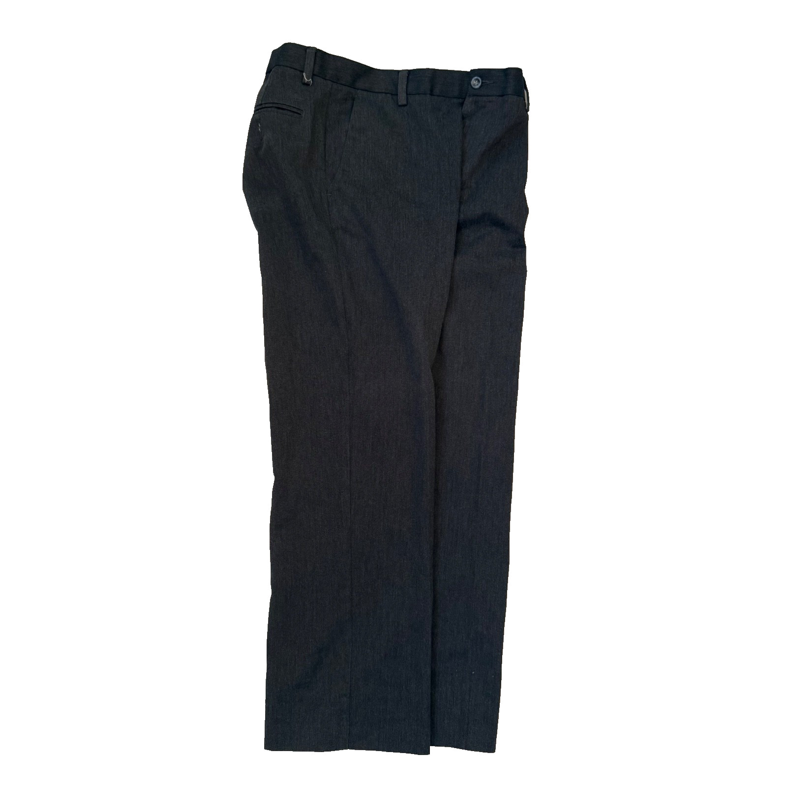 Dockers D2 Pants Men’s Size 33 Hemmed to 30 Gray Pin Flat Front READ