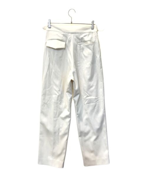 CULLNI Wool Chino Wide 1-Tuck Gurkha Pants 22-AW-004B beige 2