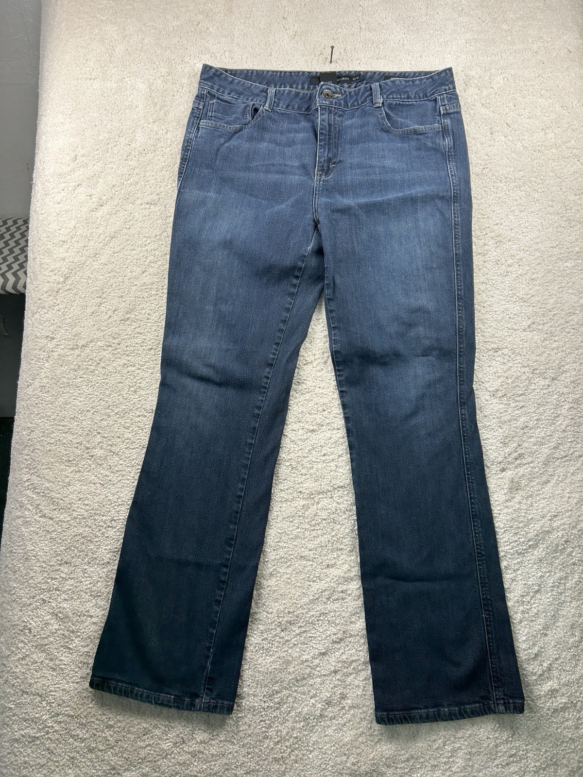 Calvin Klein Jeans Women’s 32/14 Blue Lean Boot Mid Rise Sexy Boho Back Pocket